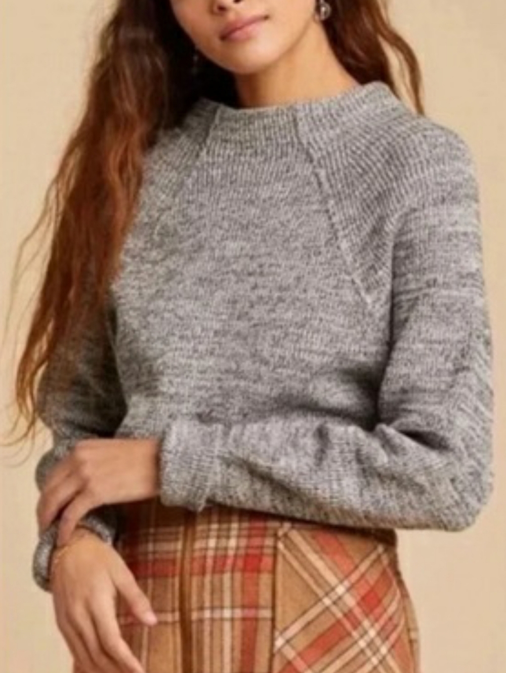 Free People Too Good Pullover Sweater In Gray Size Medium